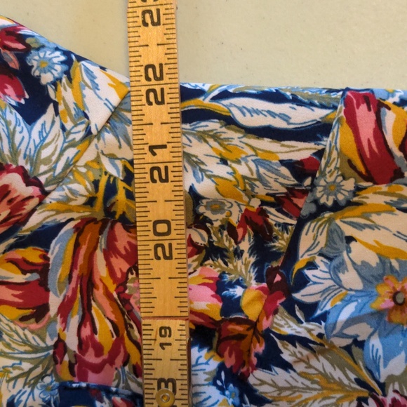 Laura Scott Petite Women's Size XLP Floral print Long Sleeve Shirt - Picture 9 of 12